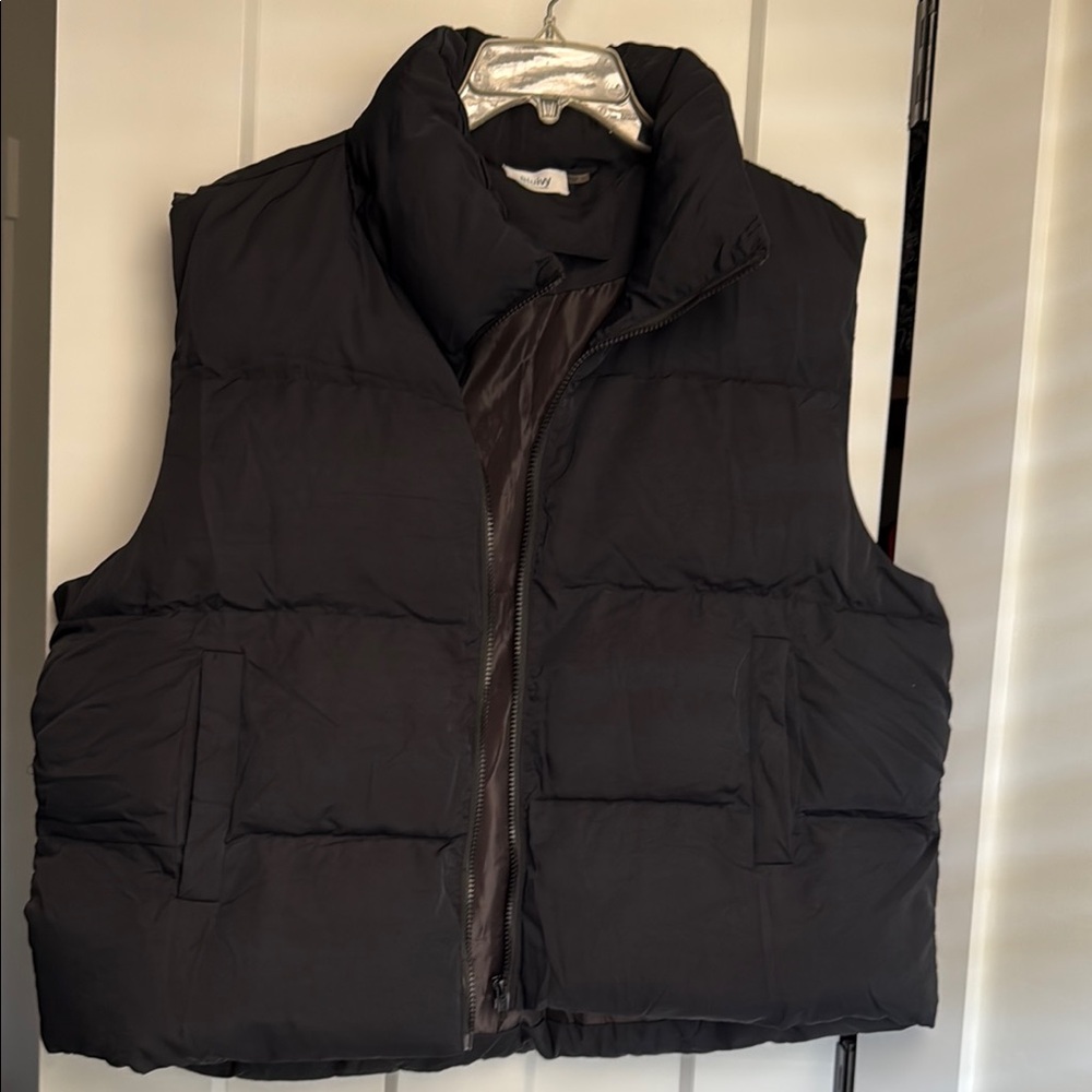 Woman’s Black Puffer Vest